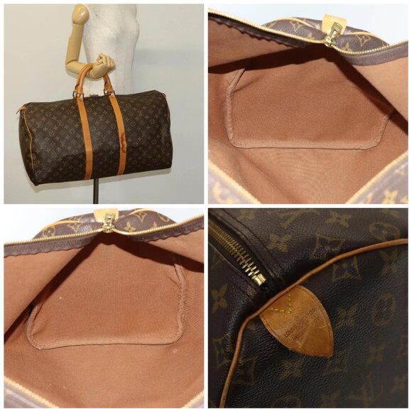 LOUIS VUITTON Monogram Keepall 55 Boston Bag - Picture 15 of 15